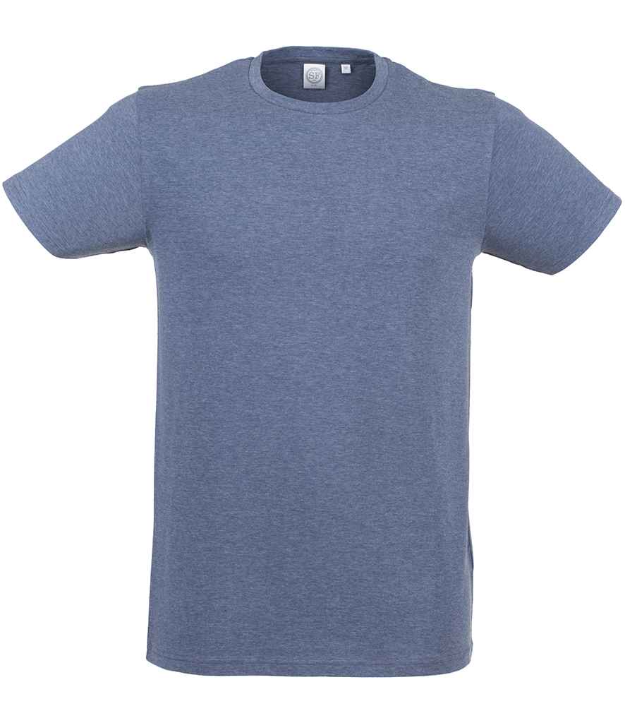 SF Clothing Feel Good Stretch T-Shirt Heather Navy