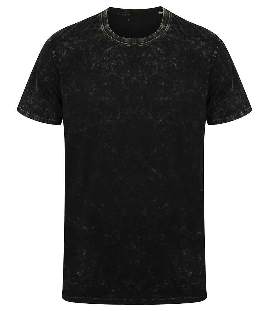 SF Clothing Unisex Washed Band T-Shirt Washed Black