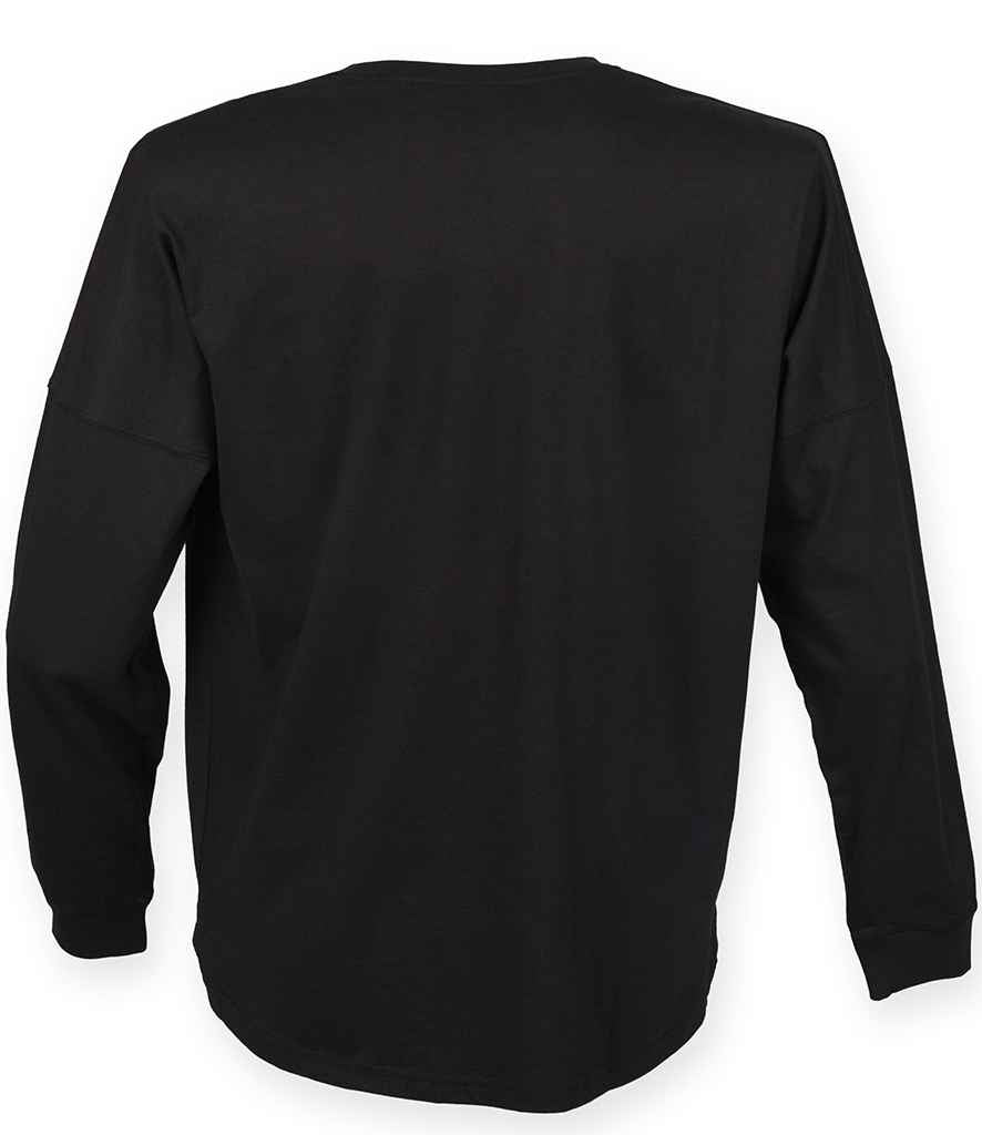 SF Clothing Unisex Drop Shoulder Slogan Top | Black T-Shirt - Lancashire Teamwear