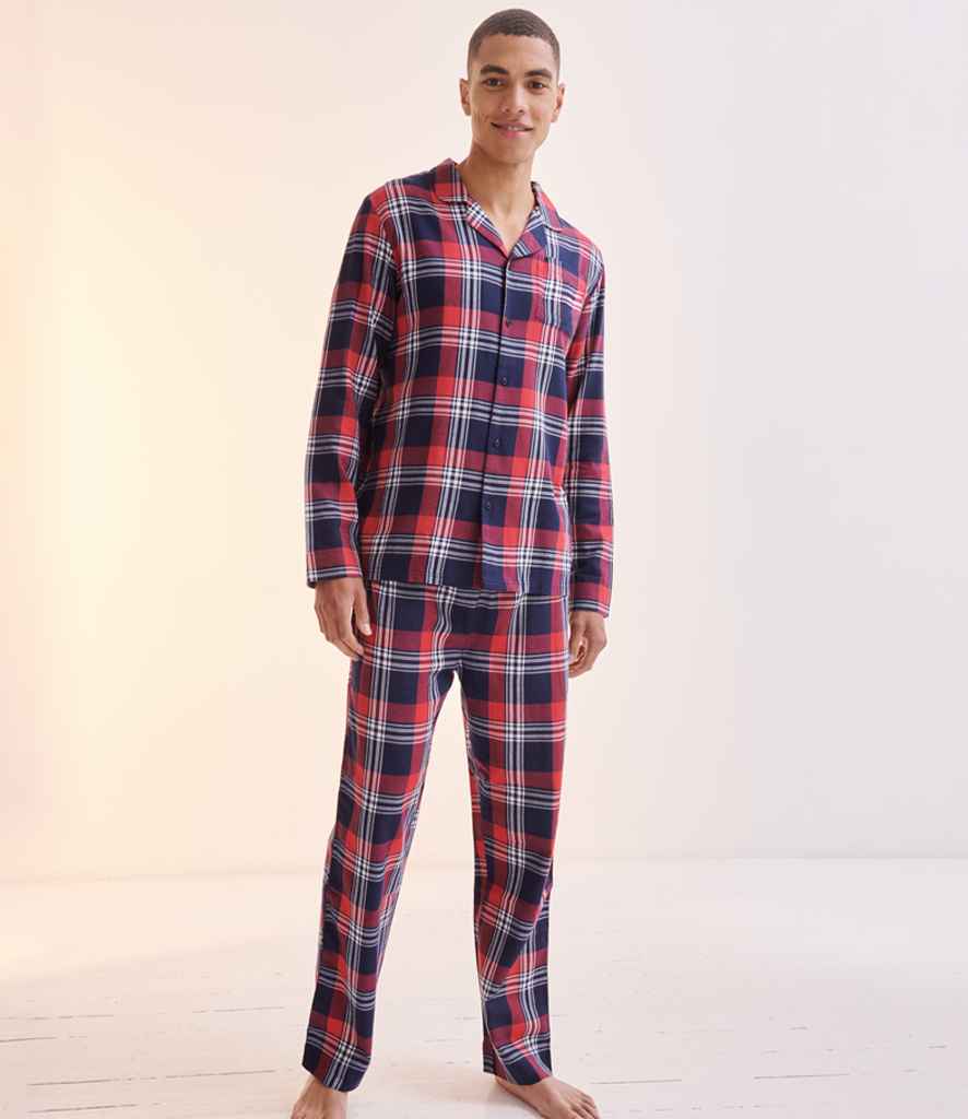 SF Clothing Tartan Lounge Set | Red/Navy Pyjamas - Lancashire Teamwear