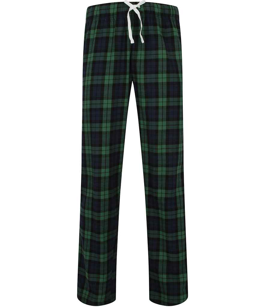SF Clothing Tartan Lounge Pants Navy/Green