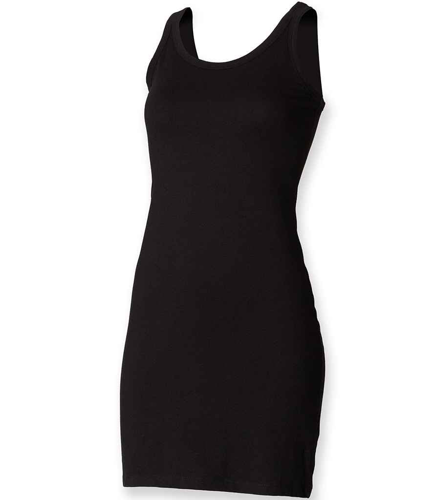 SF Clothing Ladies Tank Dress Black