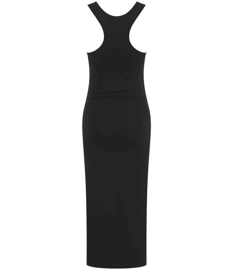 SF Clothing Ladies Racer Back Midi Dress | Black - Lancashire Teamwear