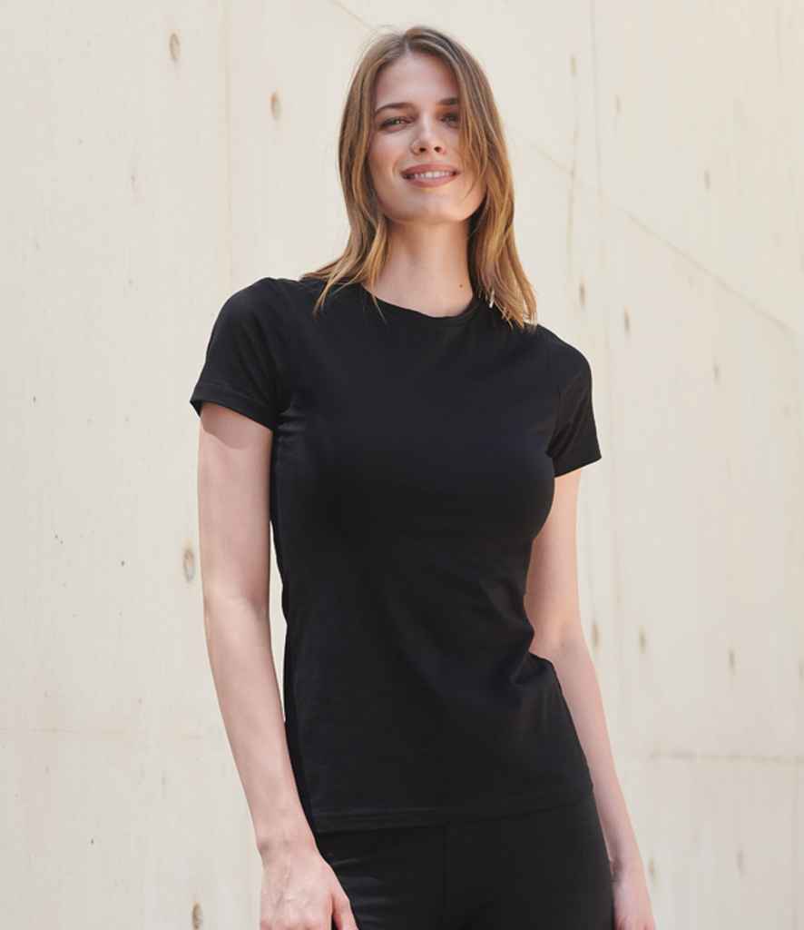 SF Clothing Ladies Feel Good Stretch T-Shirt | Black - Lancashire Teamwear