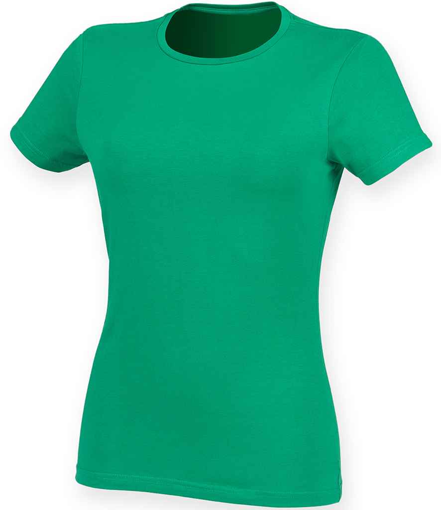 SF Clothing Ladies Feel Good Stretch T-Shirt Green