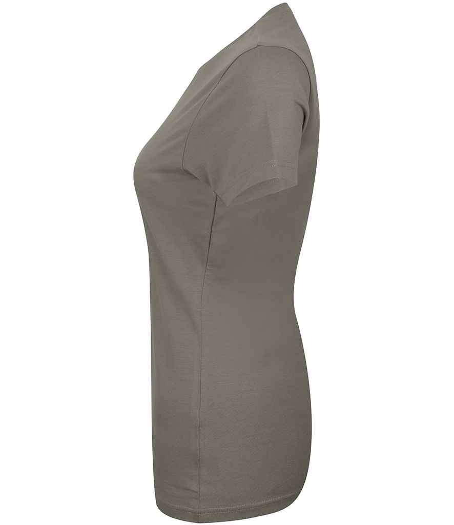 SF Clothing Ladies Feel Good Stretch T-Shirt | Khaki - Lancashire Teamwear
