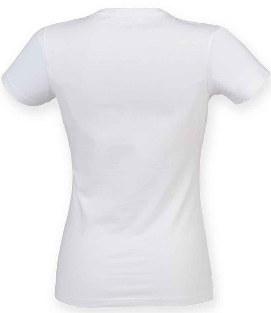 SF Clothing Ladies Feel Good Stretch T-Shirt | White - Lancashire Teamwear