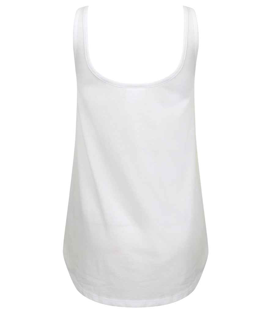 SF Clothing Ladies Slounge Vest | White T-Shirt - Lancashire Teamwear