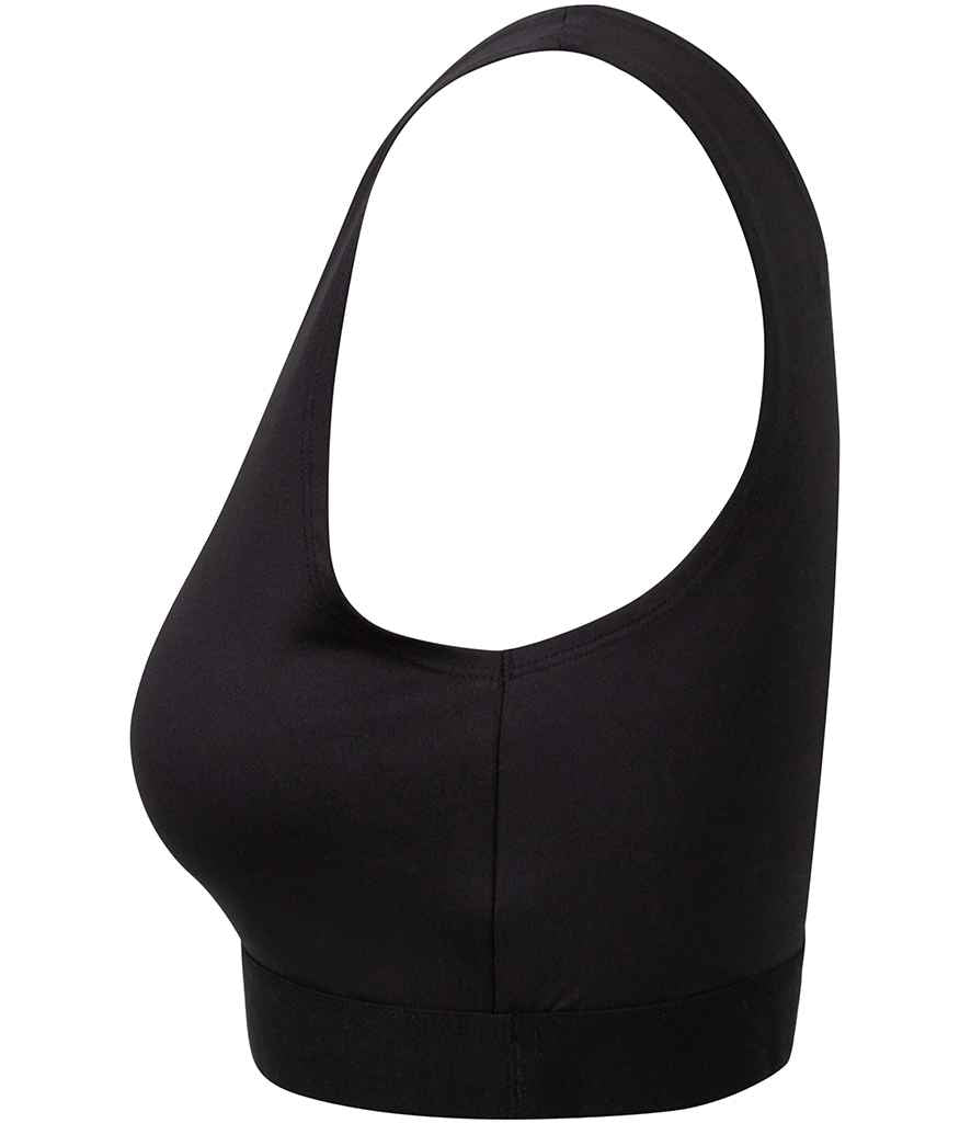 SF Clothing Ladies Fashion Crop Top | Black/Black T-Shirt - Lancashire Teamwear