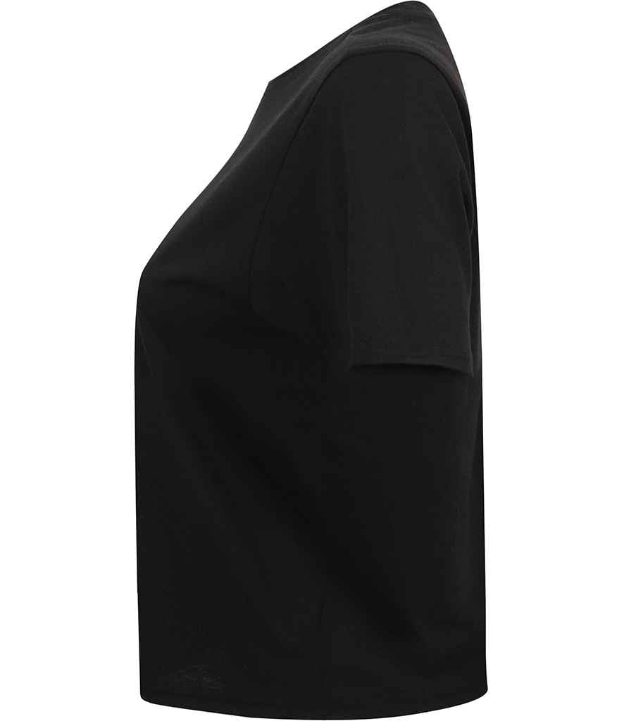 SF Clothing Ladies Cropped Boxy T-Shirt | Black - Lancashire Teamwear
