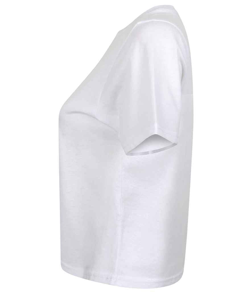 SF Clothing Ladies Cropped Boxy T-Shirt | White - Lancashire Teamwear