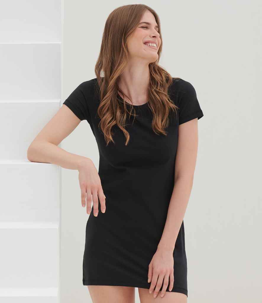 SF Clothing Ladies T-Shirt Dress | Black - Lancashire Teamwear