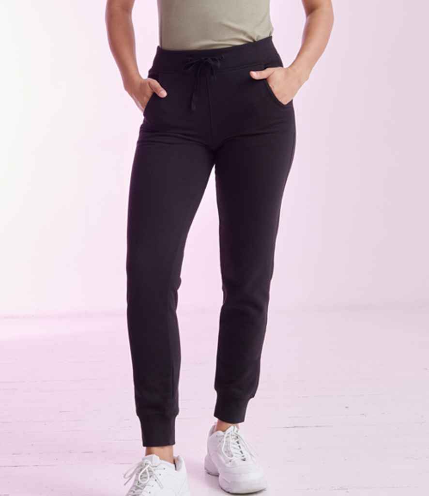 SF Clothing Ladies Cuffed Jog Pants | Black Trousers - Lancashire Teamwear