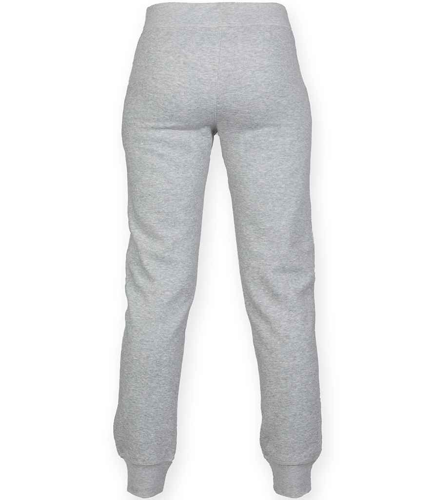 SF Clothing Ladies Cuffed Jog Pants | Heather Grey Trousers - Lancashire Teamwear