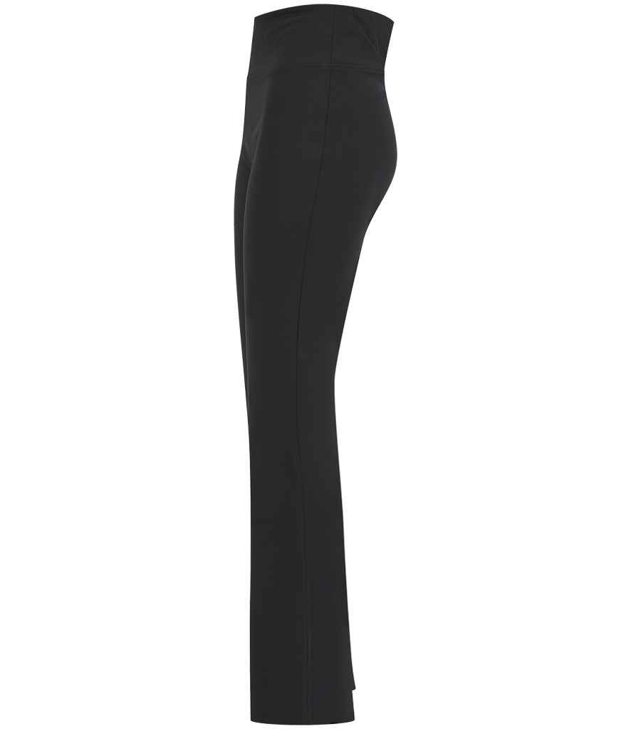 SF Clothing Ladies Flared Leggings | Black - Lancashire Teamwear