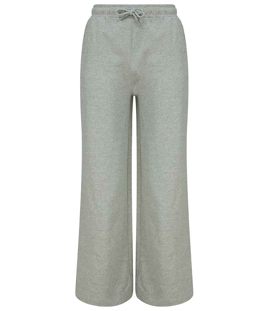 SF Clothing Ladies Sustainable Fashion Wide Leg Joggers Heather Grey
