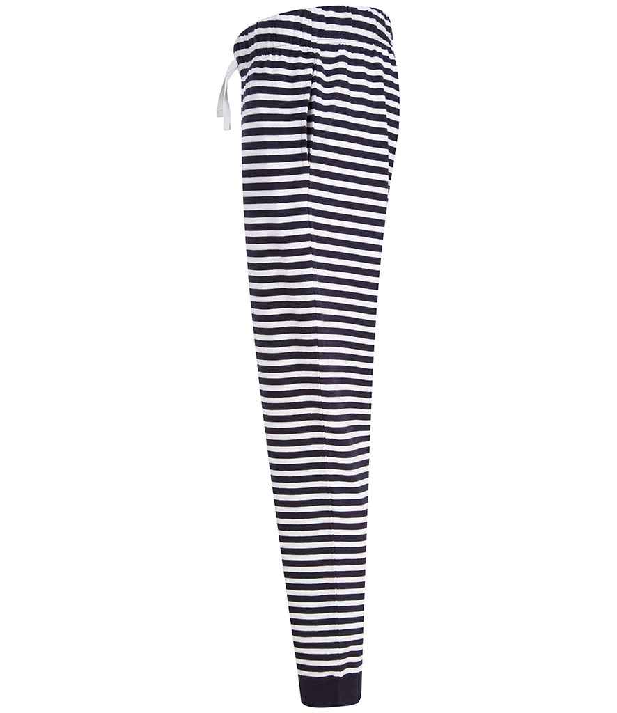 SF Clothing Ladies Lounge Pants | Navy/white stripes Trousers - Lancashire Teamwear