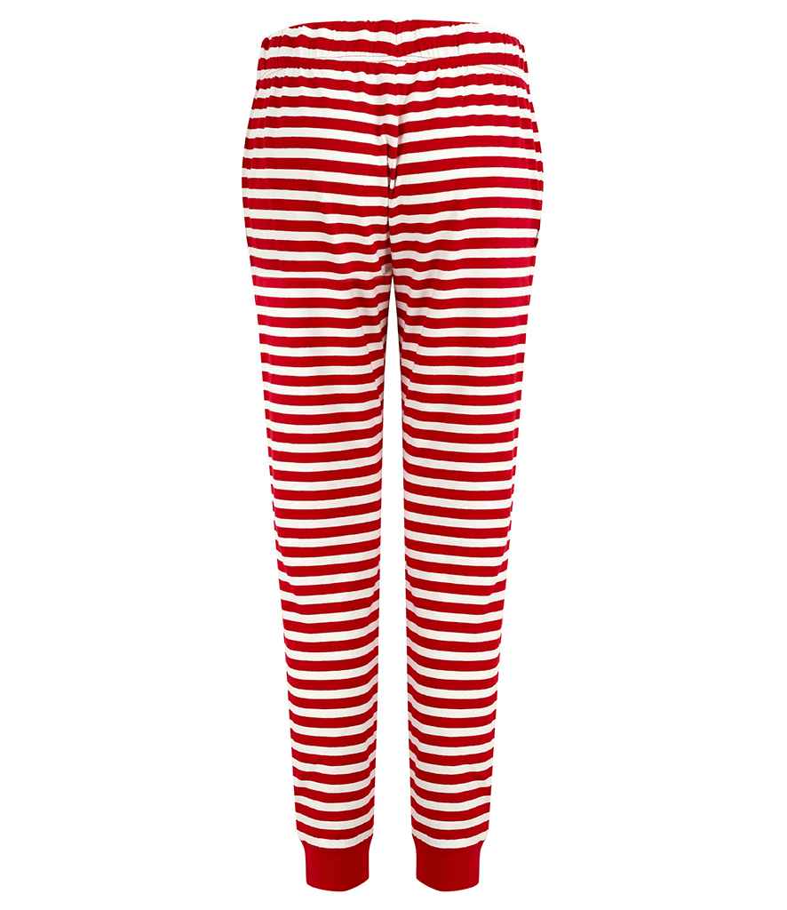 SF Clothing Ladies Lounge Pants | Red/White Stripes Trousers - Lancashire Teamwear