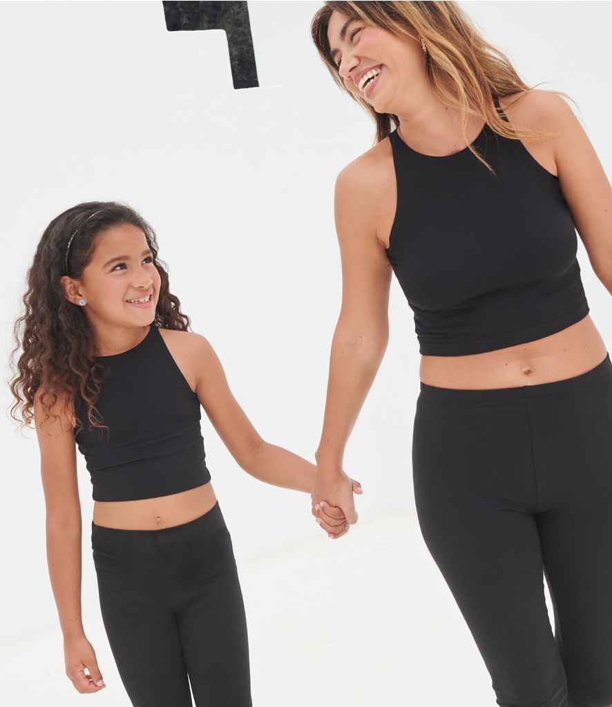 SF Clothing Kids Cropped Top | Black T-Shirt - Lancashire Teamwear