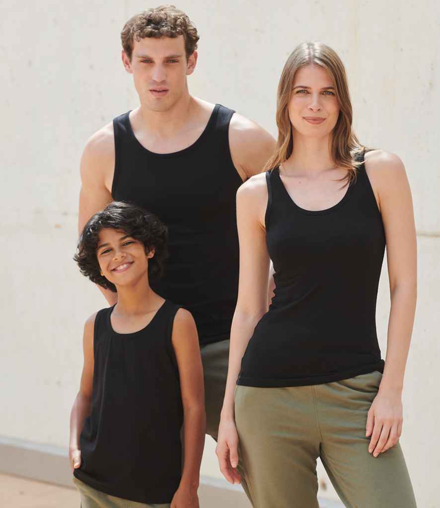 SF Clothing Kids Feel Good Stretch Vest | Black T-Shirt - Lancashire Teamwear