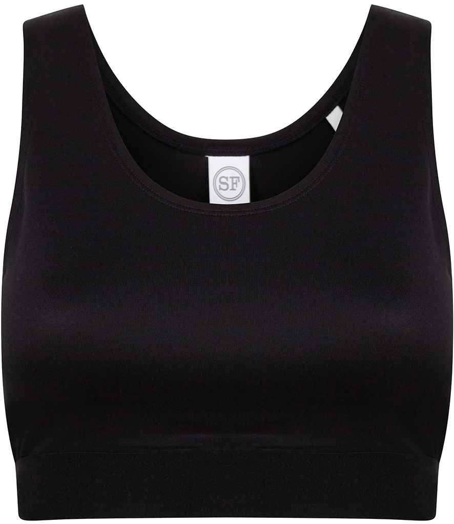 SF Clothing Kids Fashion Crop Top Black/Black