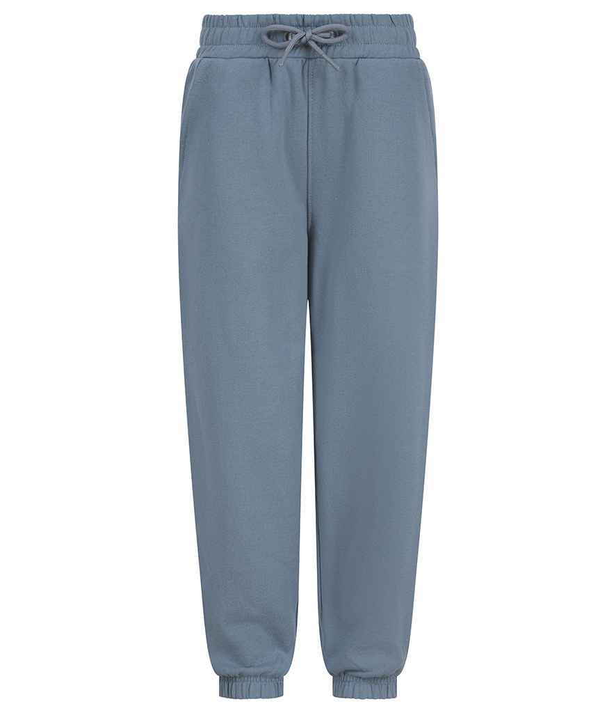 SF Clothing Kids Sustainable Fashion Cuffed Joggers | Stone Blue Trousers - Lancashire Teamwear