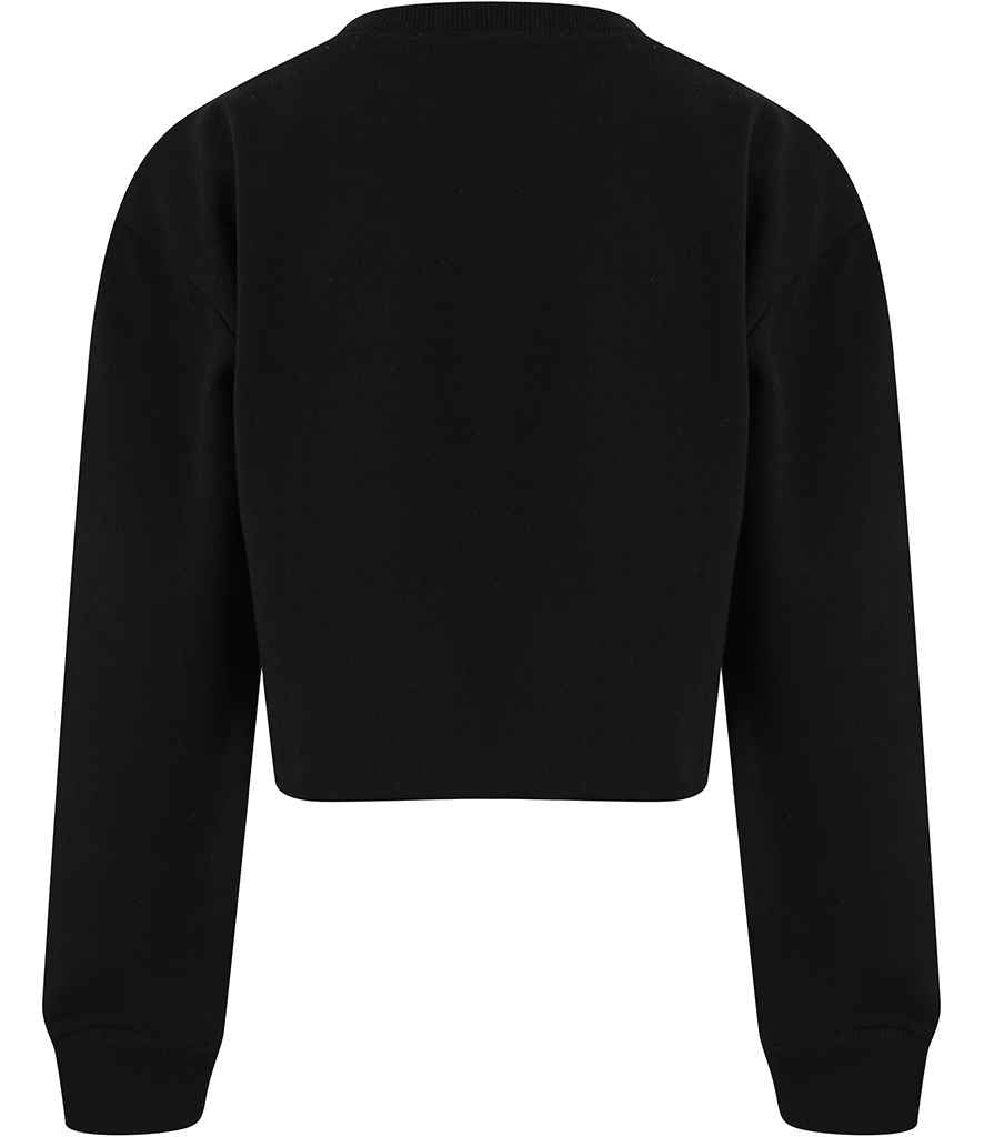 SF Clothing Kids Cropped Slounge Sweatshirt | Black - Lancashire Teamwear