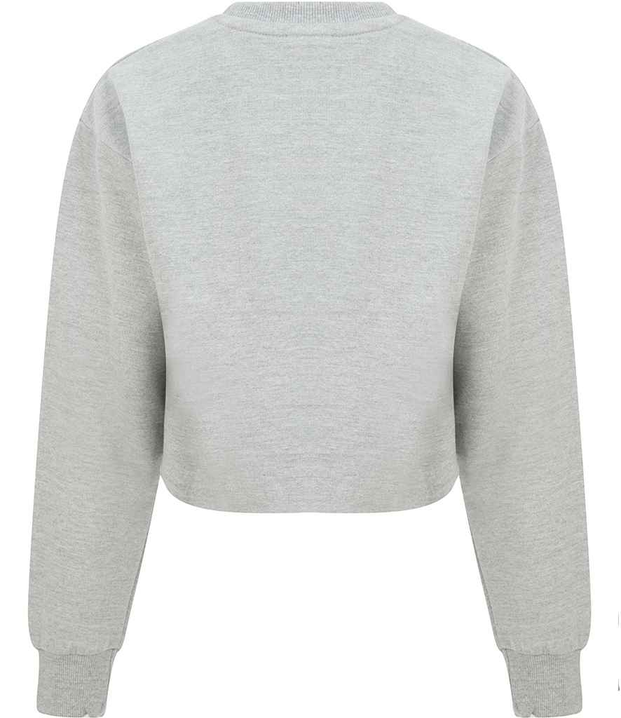 SF Clothing Kids Cropped Slounge Sweatshirt | Heather Grey - Lancashire Teamwear