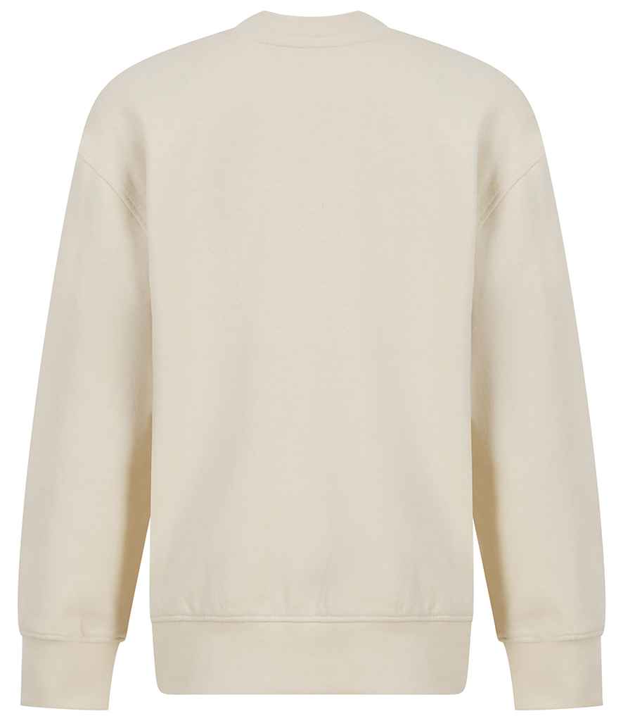 SF Clothing Kids Sustainable Fashion Curved Hem Sweatshirt | Light Stone - Lancashire Teamwear