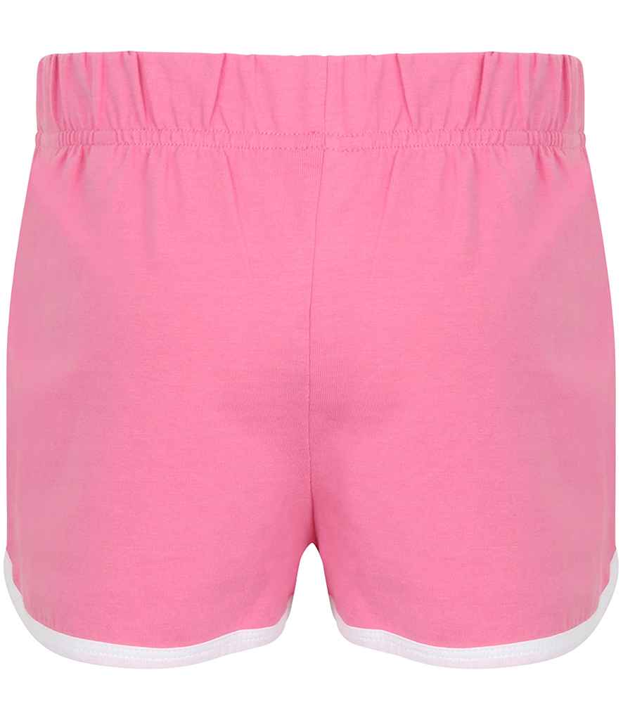 SF Clothing Kids Retro Shorts | Bright Pink/White - Lancashire Teamwear
