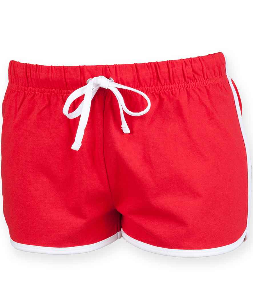 SF Clothing Kids Retro Shorts | Red/White - Lancashire Teamwear