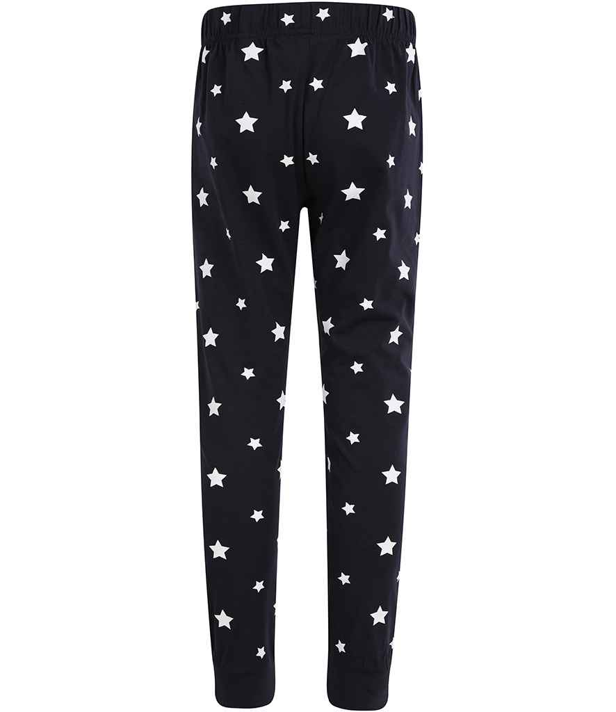 SF Clothing Kids Lounge Pants | Navy/White Stars Trousers - Lancashire Teamwear