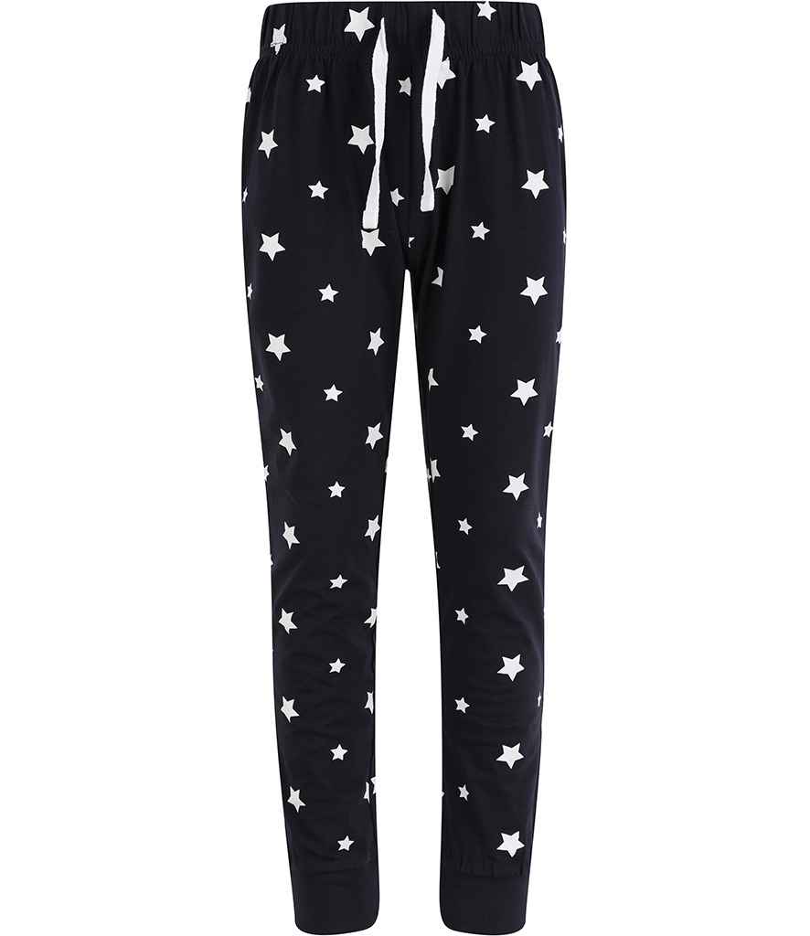 SF Clothing Kids Lounge Pants | Navy/White Stars Trousers - Lancashire Teamwear