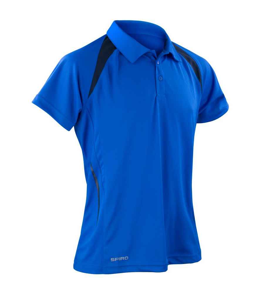 Spiro Team Spirit Polo Shirt | Royal Blue/Navy - Lancashire Teamwear