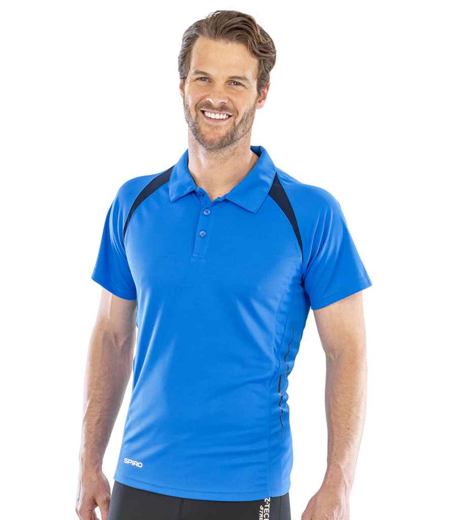 Spiro Team Spirit Polo Shirt | Royal Blue/Navy - Lancashire Teamwear