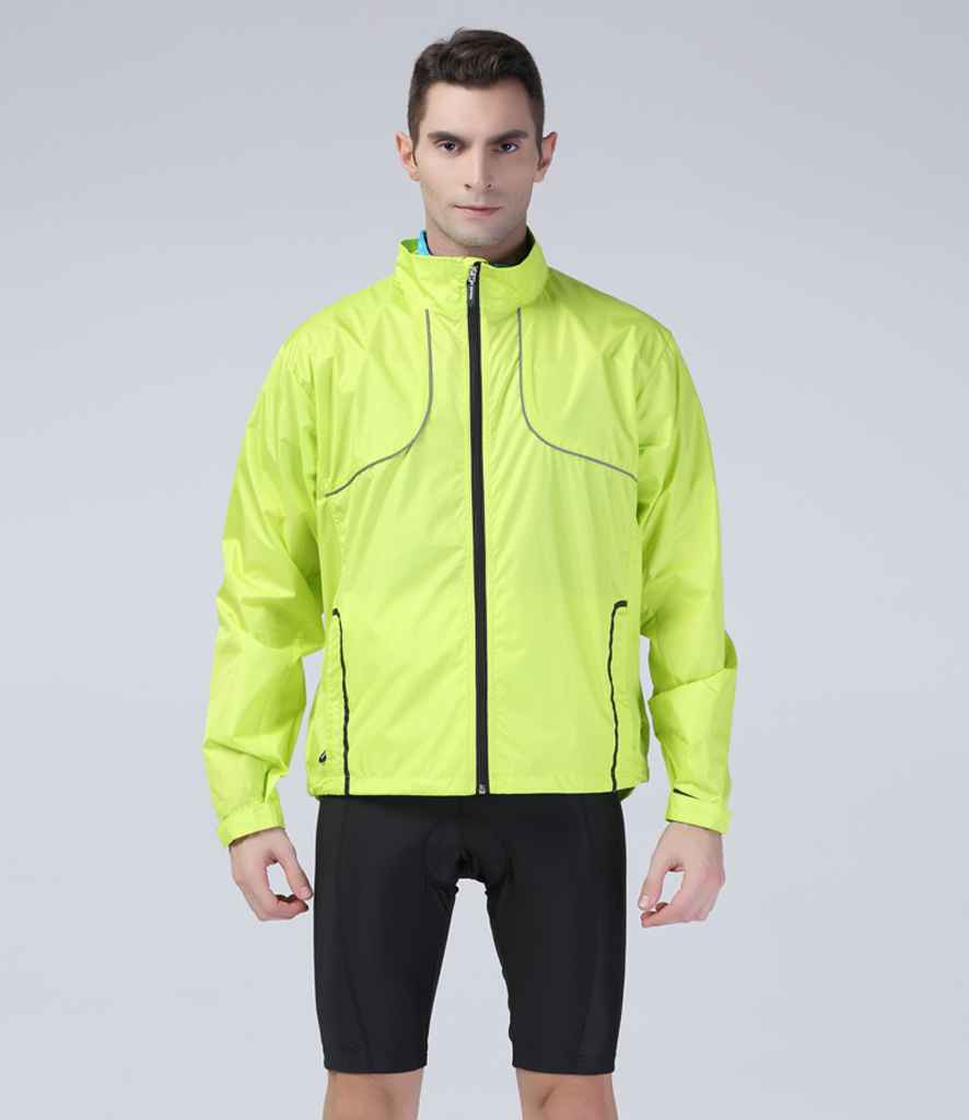 Spiro Bikewear Crosslite Trail and Track Jacket | Neon Lime - Lancashire Teamwear