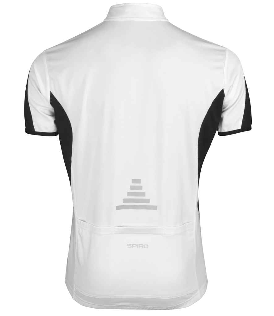Spiro Bikewear Top | White/Black Jacket - Lancashire Teamwear