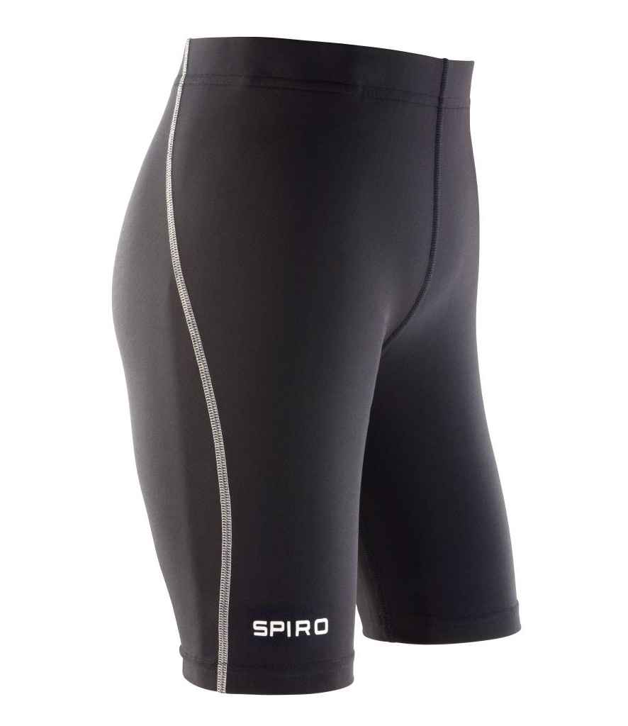 Spiro Kids Bodyfit Base Layer Shorts Black