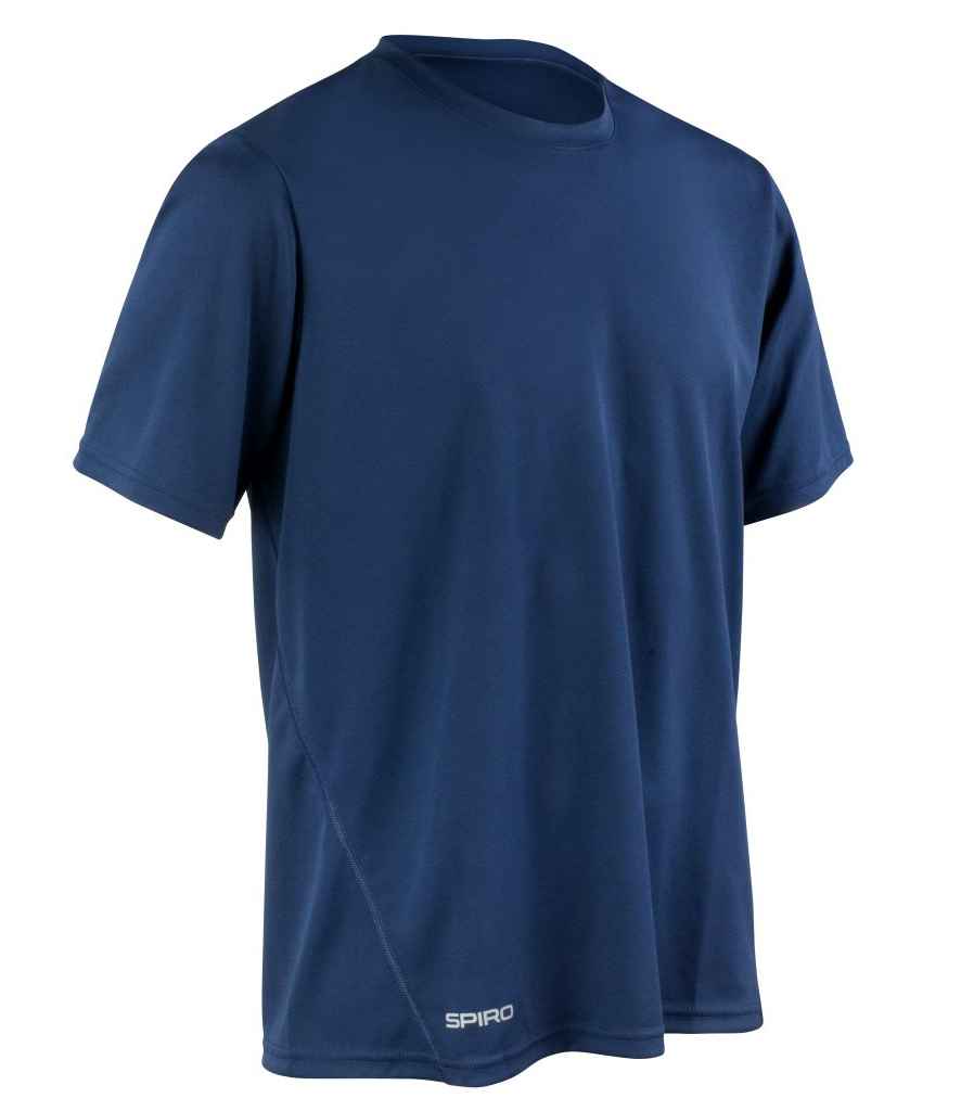 Spiro Quick Dry Performance T-Shirt | Navy - Lancashire Teamwear