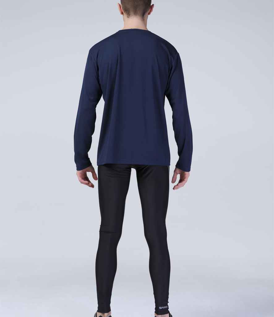 Spiro Performance Long Sleeve T-Shirt | Navy - Lancashire Teamwear