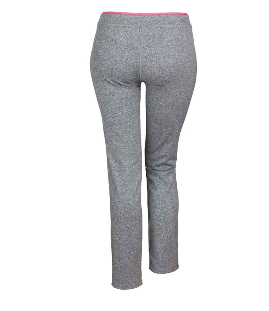 Spiro Ladies Fitness Trousers | Sport Grey/Hot Coral - Lancashire Teamwear