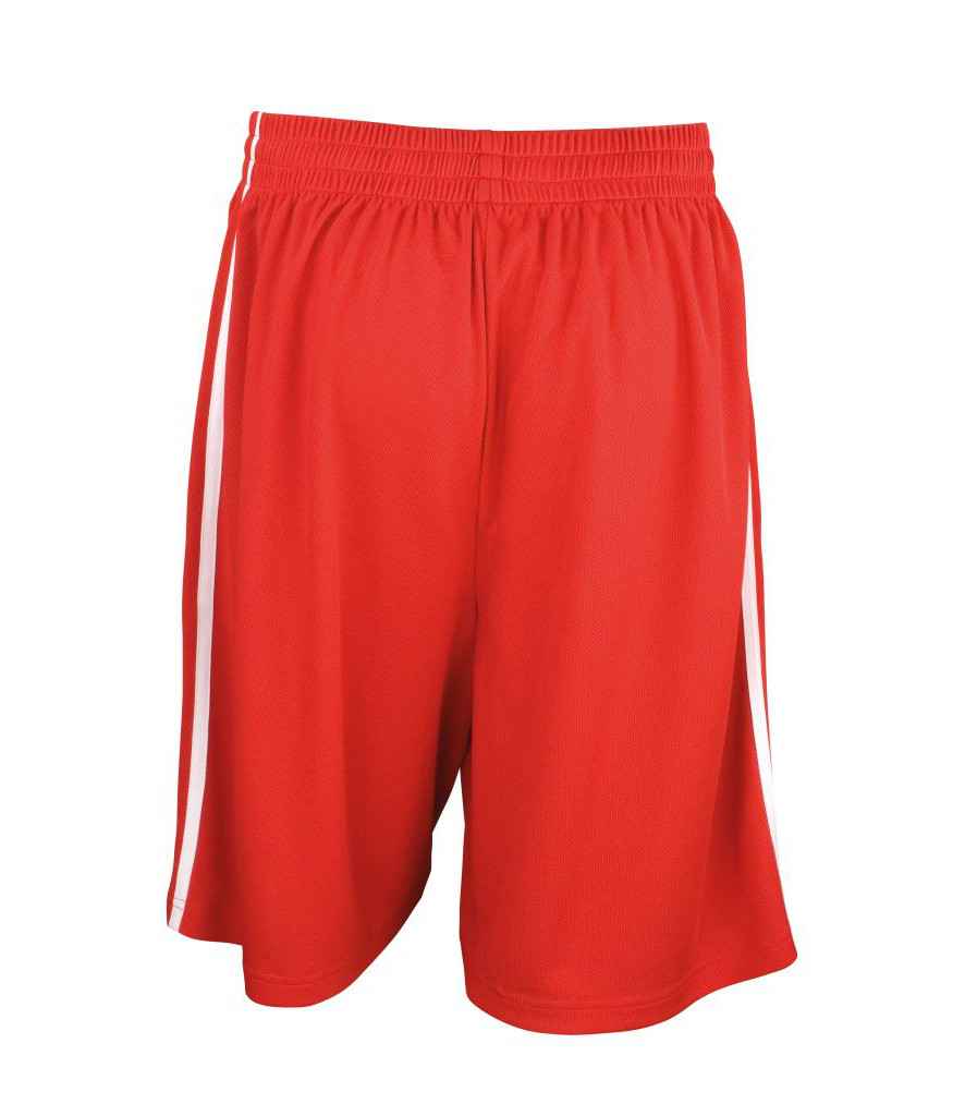 Spiro Basketball Shorts | Red/White - Lancashire Teamwear