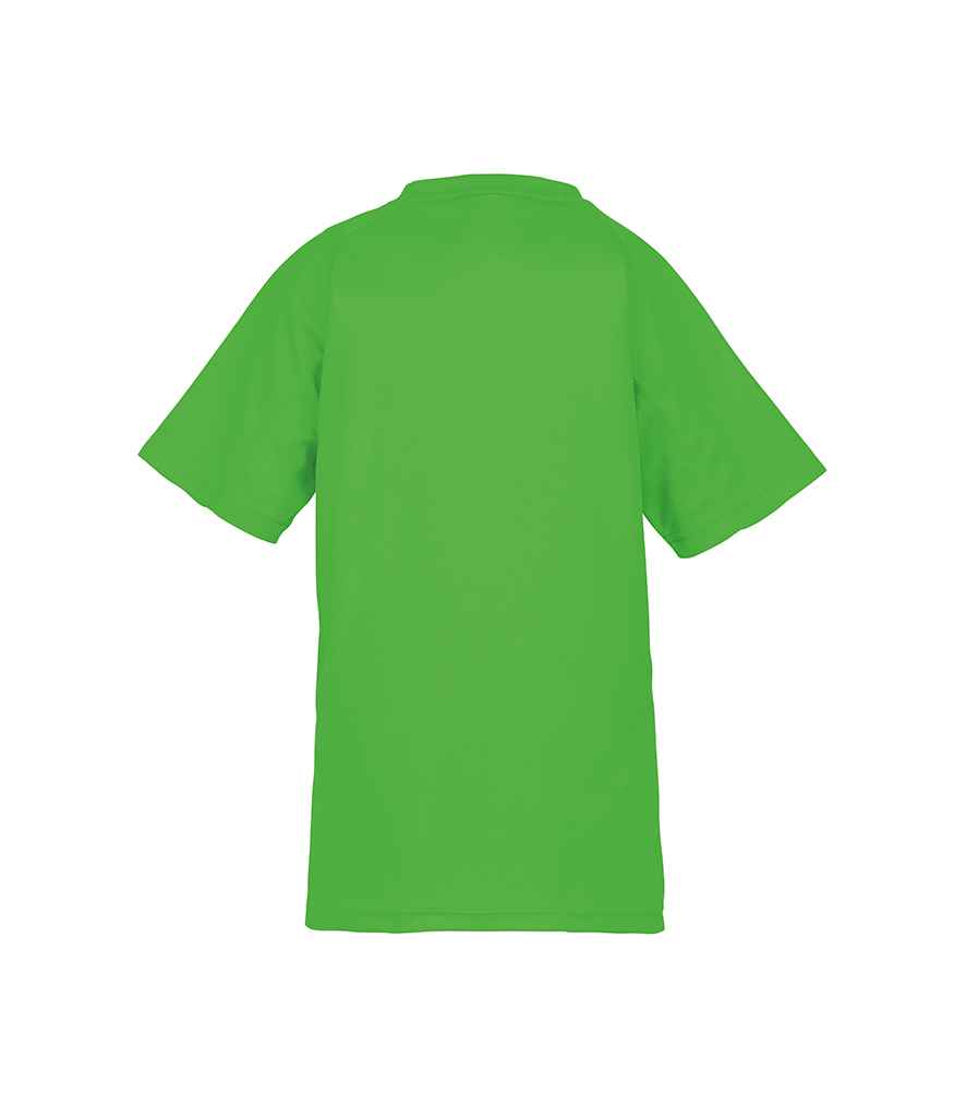 Spiro Kids Impact Performance Aircool T-Shirt | Flo Green - Lancashire Teamwear