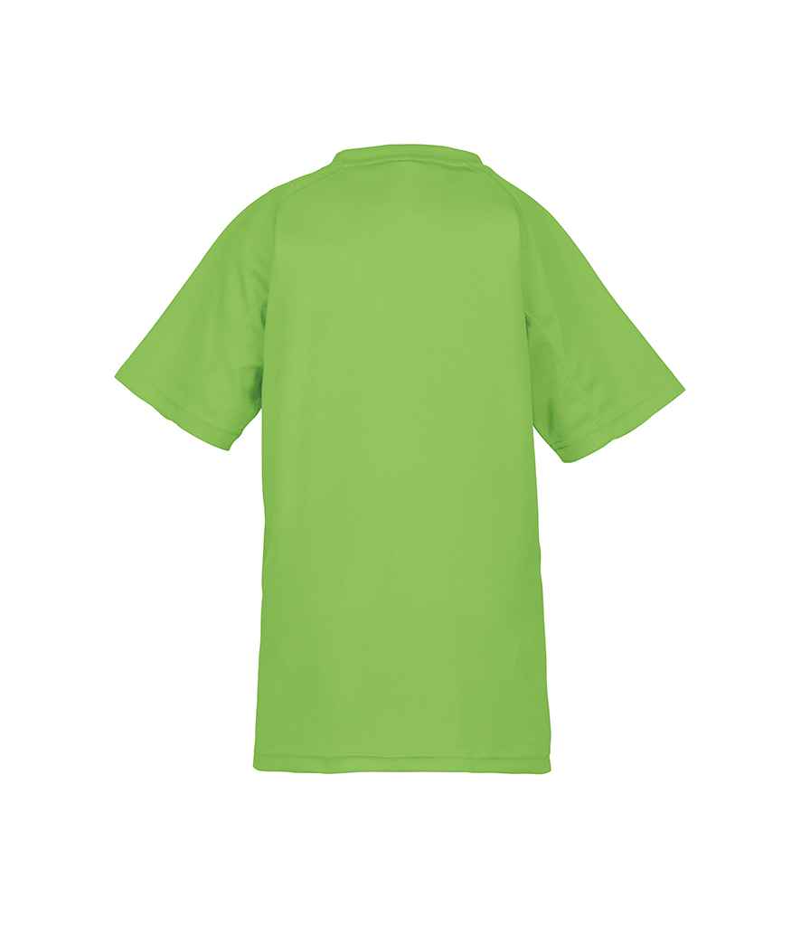 Spiro Kids Impact Performance Aircool T-Shirt | Lime Green - Lancashire Teamwear