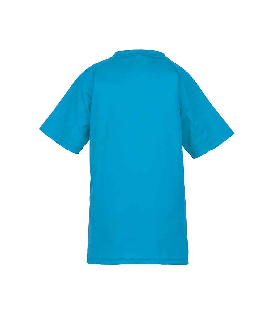 Spiro Kids Impact Performance Aircool T-Shirt | Ocean Blue - Lancashire Teamwear