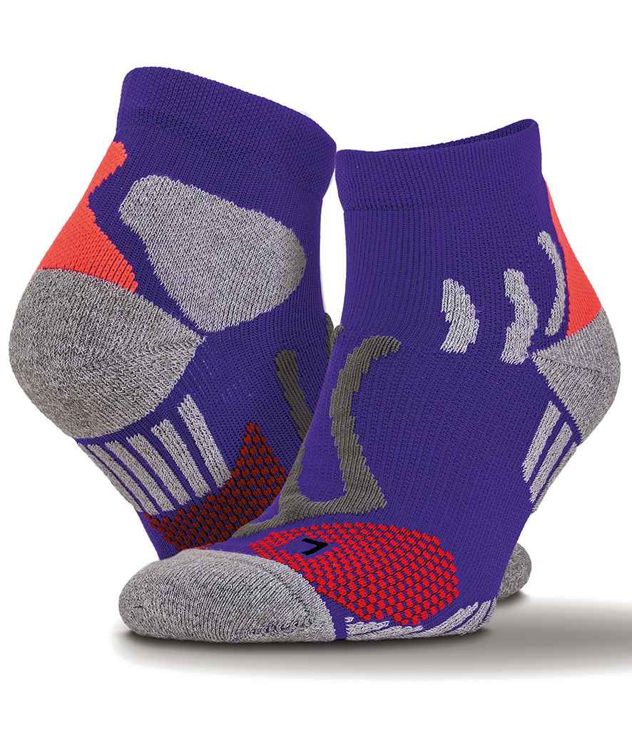Spiro Technical Compression Sports Socks | Purple - Lancashire Teamwear