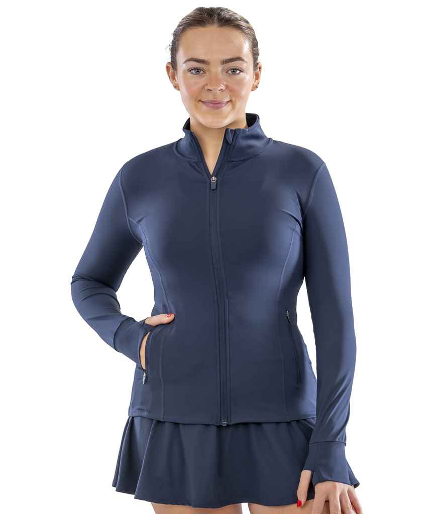 Spiro Ladies Recycled Fitness Jacket | Navy - Lancashire Teamwear