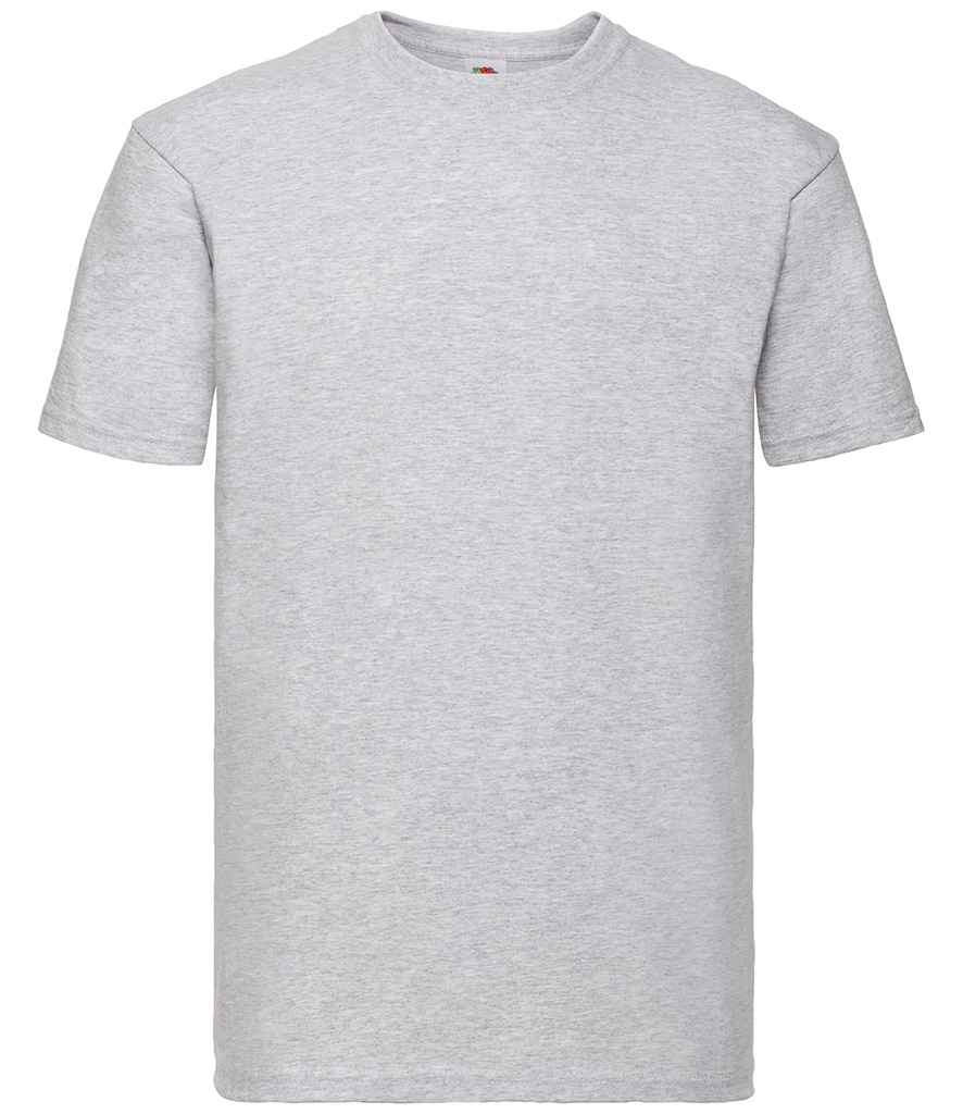 Fruit of the Loom Super Premium T-Shirt | Heather Grey - Lancashire Teamwear