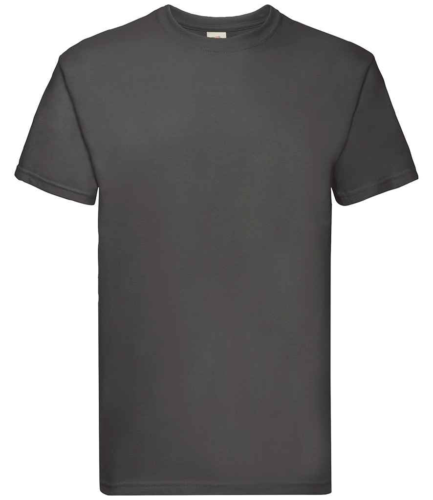 Fruit of the Loom Super Premium T-Shirt | Light Graphite - Lancashire Teamwear