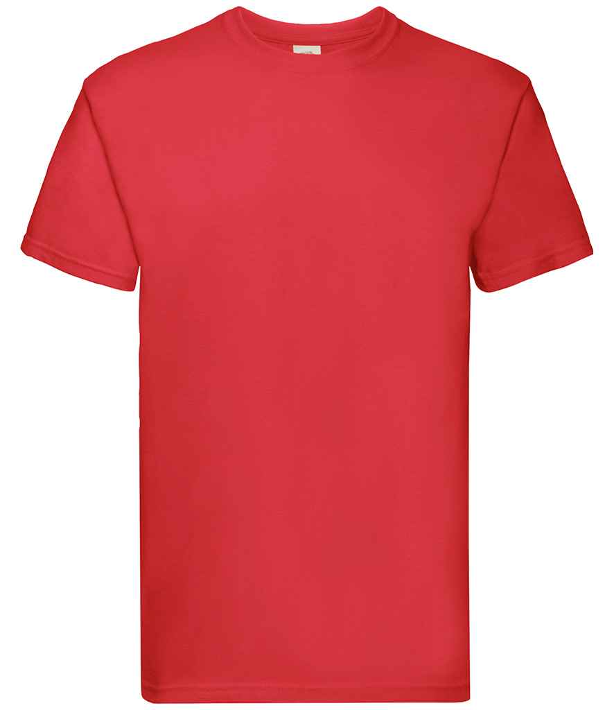 Fruit of the Loom Super Premium T-Shirt | Red - Lancashire Teamwear